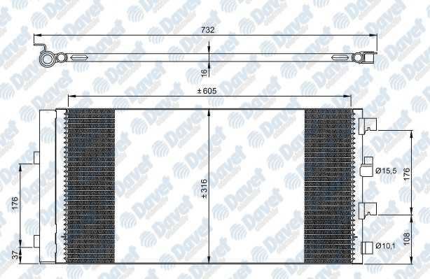 VALEO 814178 Klima Radyatoru Dacia-Duster  1.6-1.5 Dci 2010>